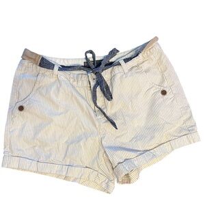 Smart Set Beige Stripe Shorts
